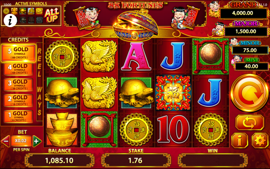 Play lucky 88 online real money casino